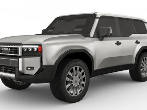 Toyota Land Cruiser 250 Prado 2024 3D Model