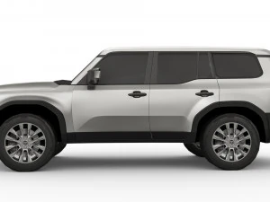 Toyota Land Cruiser 250 Prado 2024 3D Model