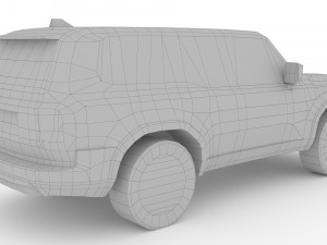 Toyota Land Cruiser 250 Prado 2024 Model 3D