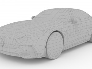 Mercedes-Benz AMG GT Coupe 2024 3Dモデル