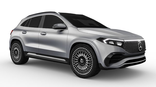 Mercedes-Benz EQA 2024 Model 3D .c4d .max .obj .3ds .fbx .stl .blend 