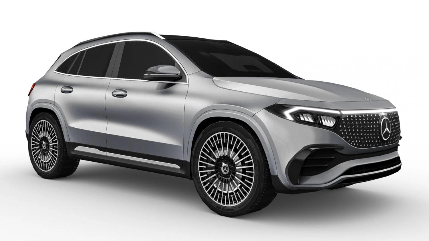 Mercedes-Benz EQA 2024 3D Model .c4d .max .obj .3ds .fbx .stl .blend 
