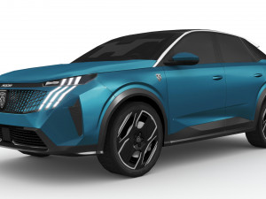 Peugeot e-3008 2024 Modèle 3D