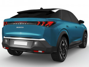 Peugeot e-3008 2024 Modèle 3D