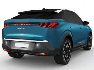 Peugeot e-3008 2024 3D Model