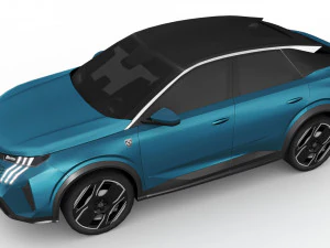 Peugeot e-3008 2024 3D Model