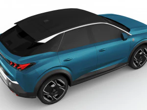 Peugeot e-3008 2024 3D Model