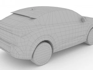 Peugeot e-3008 2024 3D Model