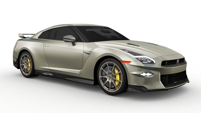 Nissan GT-R 2024 3D Model .c4d .max .obj .3ds .fbx .stl .blend 