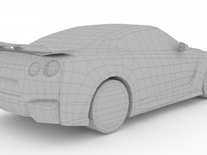 Nissan GT-R 2024 3D Model