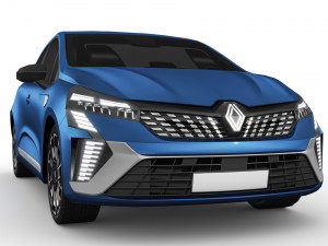 Renault Clio 2024 3D Model