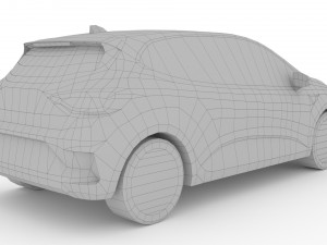 Renault Clio 2024 3D Model