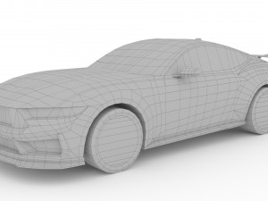 Ford-Mustang Dark Horse 2023 Modèle 3D