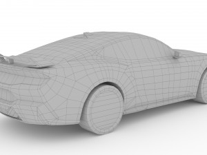 Ford-Mustang Dark Horse 2023 Modèle 3D