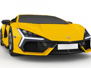 Lamborghini-Revuelto 2023 3D Model