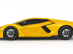 Lamborghini-Revuelto 2023 3D Model