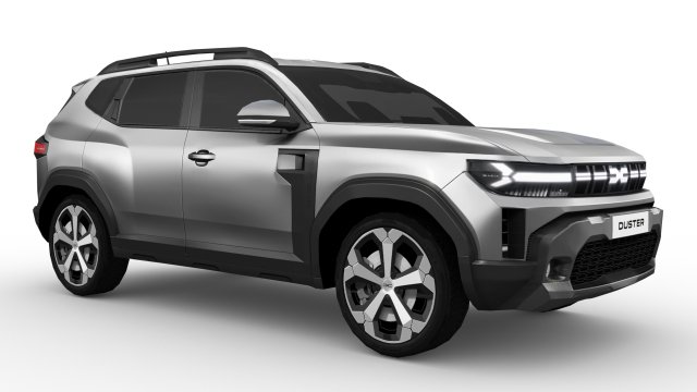 Dacia Duster 2024 3Dモデル .c4d .max .obj .3ds .fbx .stl .blend 