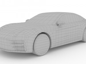 Porsche Panamera 2024 3D Model