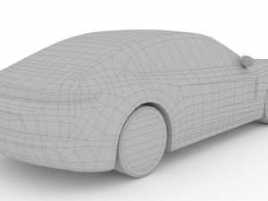 Porsche Panamera 2024 3D Model