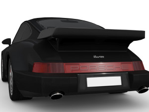 Porsche 911 964 Turbo 1993 Model 3D