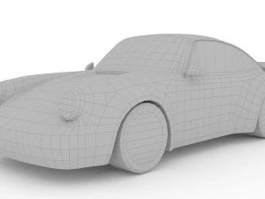 Porsche 911 964 Turbo 1993 3D Model