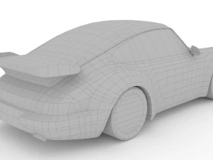 Porsche 911 964 Turbo 1993 3D Model