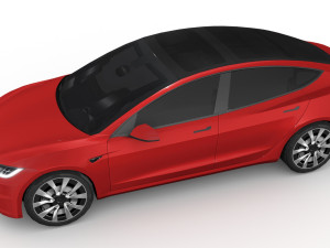 Tesla Model 3 2024 3D Модель