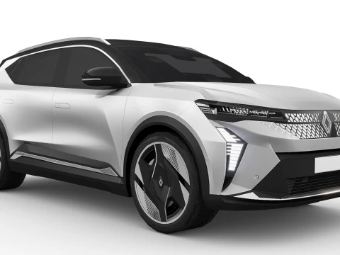 르노 시닉 E-테크 2024 3D 모델