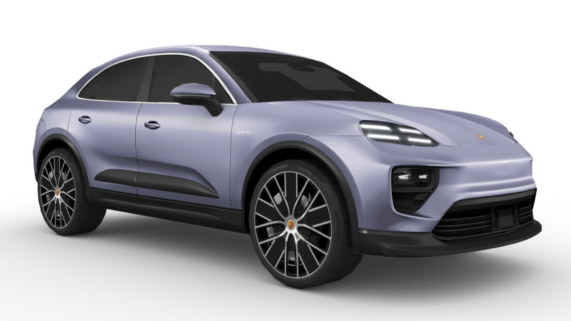 Porsche Macan 4 Electric 2024 Modello 3D .c4d .max .obj .3ds .fbx .stl .blend 