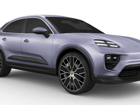 Porsche Macan 4 Elettrica 2024 Modello 3D