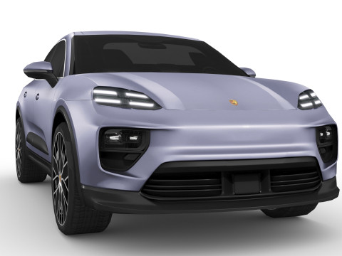 Porsche Macan 4 Electric 2024 Modello 3D