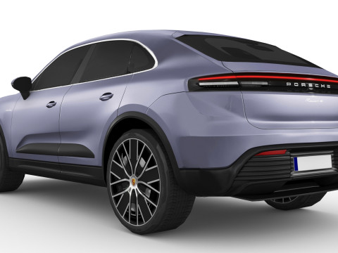 Porsche Macan 4 Electric 2024 Modello 3D