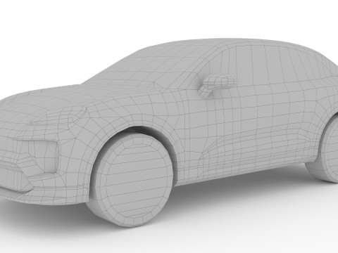 Porsche Macan 4 Electric 2024 Modello 3D