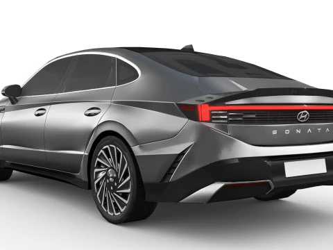 Hyundai Sonata 2024 Modello 3D