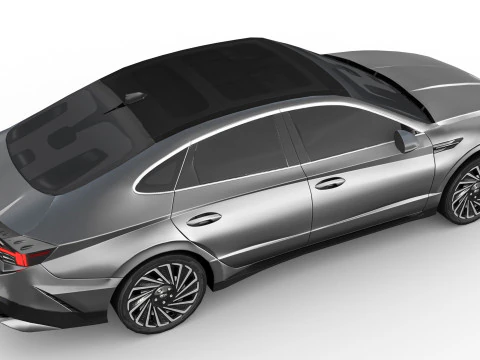 Hyundai Sonata 2024 Modello 3D