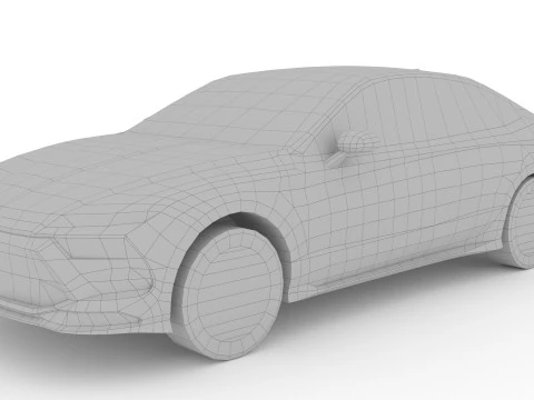 Hyundai Sonata 2024 Modello 3D