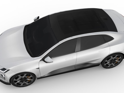 Polestar 4 2024 3D Model