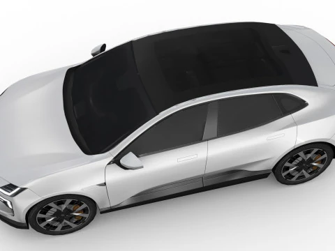 Polestar 4 2024 3D Model