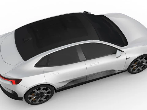 Polestar 4 2024 3D Model