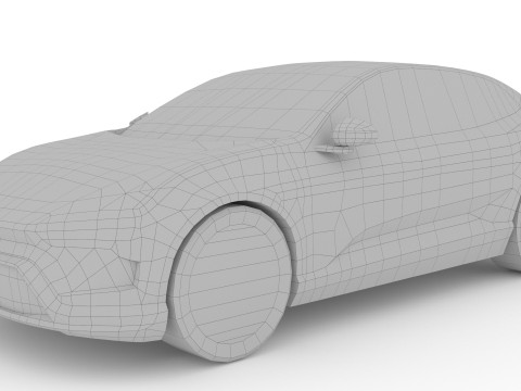Polestar 4 2024 3D Model