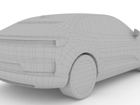 Polestar 4 2024 3D Model