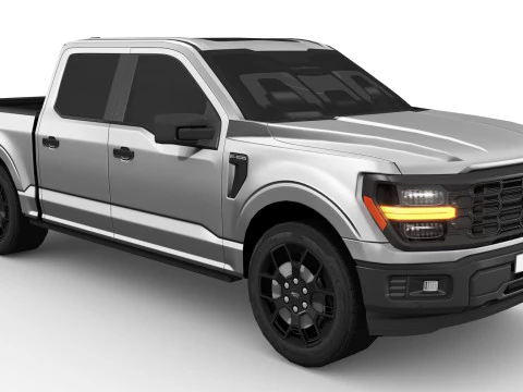 F-150 STX 2024 3D 模型