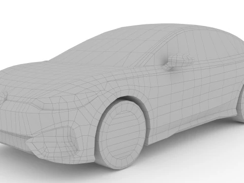Volkswagen ID7 2024 3D Model