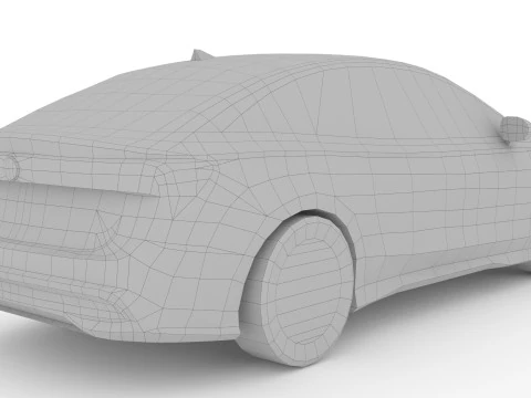 Volkswagen ID7 2024 3D Model