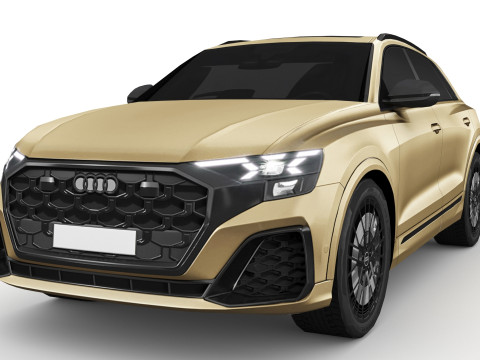 Audi Q8 2024 3D 模型
