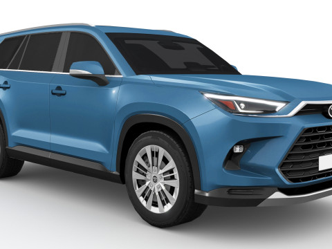 Toyota Grand Highlander 2024 Model 3D