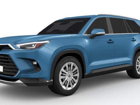 Toyota Grand Highlander 2024 3D Модель