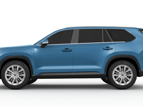 Toyota Grand Highlander 2024 3D Модель