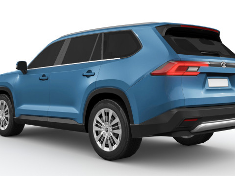 Toyota Grand Highlander 2024 3D Модель