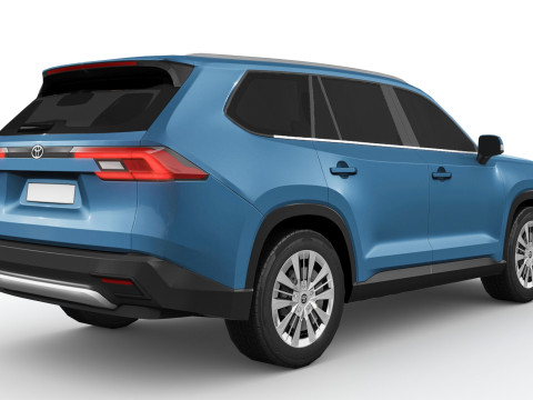 Toyota Grand Highlander 2024 3D Модель